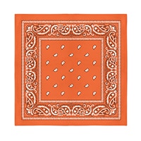 Orange Cotton Bandana