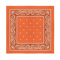 Orange Cotton Bandana