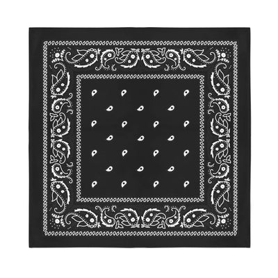 Black Cotton Bandana