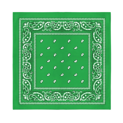 Green Cotton Bandana