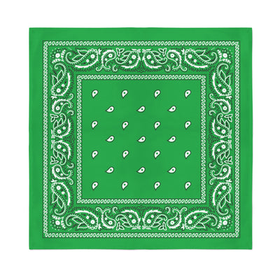 Green Cotton Bandana