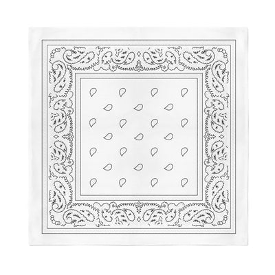 White Cotton Bandana